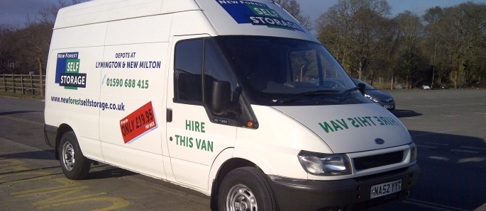 New Forest Self Storage - man and van hire for removals and deliveries